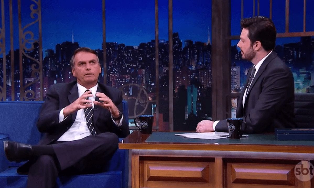 Bolsonaro defende Gentili após o apresentador ser condenado à prisão