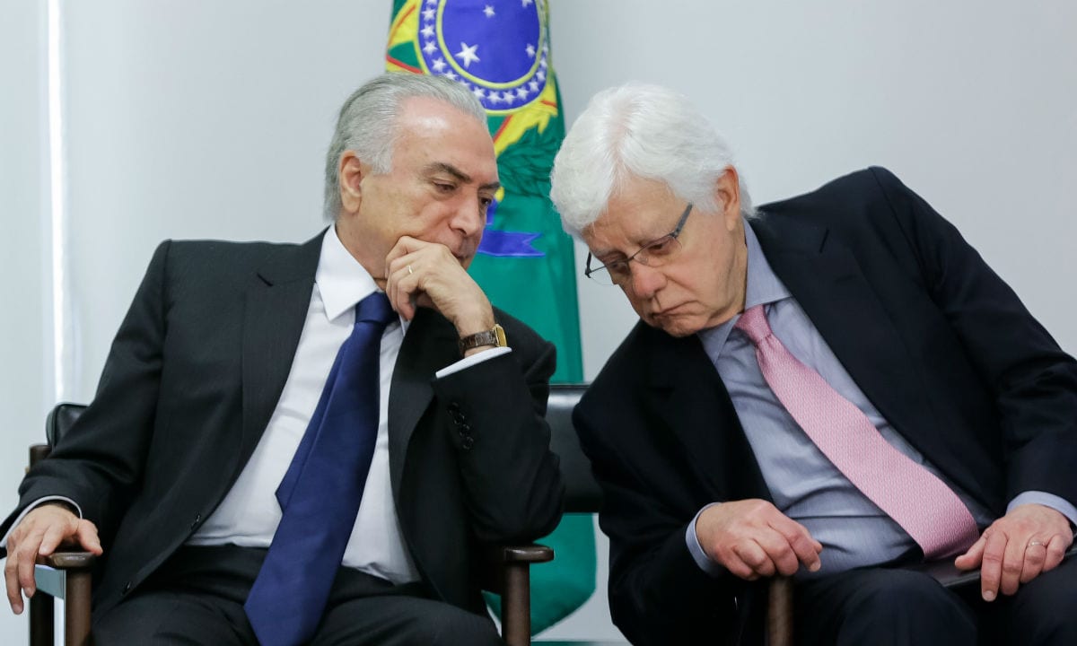  Michel Temer e Moreira Franco (Foto: Marcos Corrêa/ Presidência da República)