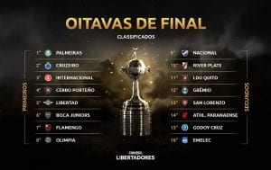 Libertadores 2019: entenda como será sorteio das oitavas de final e veja os 16 times classificados