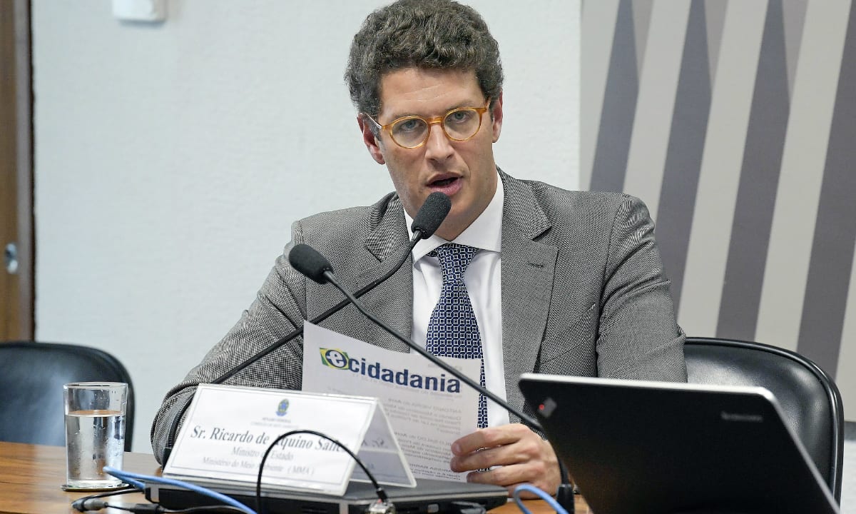 Foto: Roque de Sá/Agência Senado Ministro do Meio Ambiente, Ricardo Salles