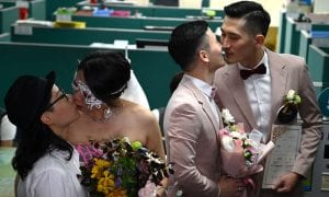 Taiwan realiza primeiros casamentos gays da Ásia