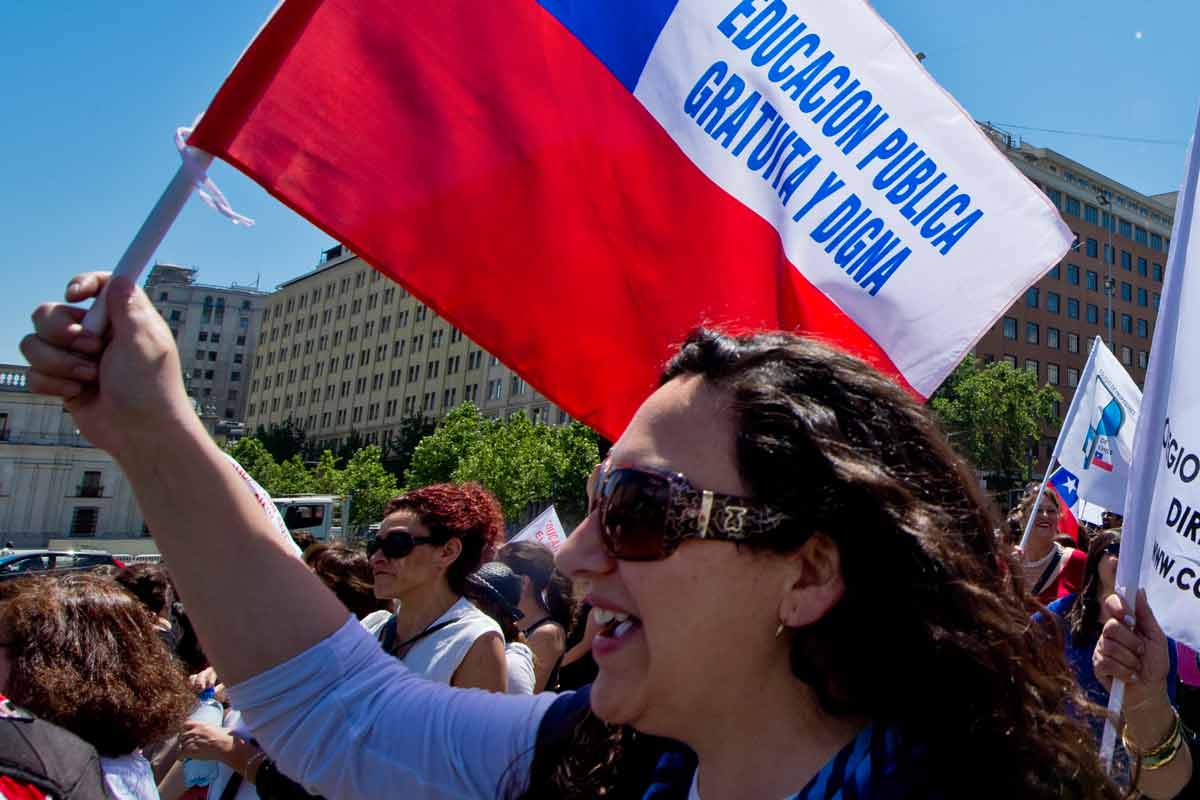 Educação no Chile|Manifestação pela gratuidade na educação