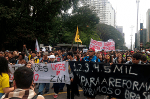 Estudantes pedem a revogação da Reforma do Ensino Médio em São Paulo