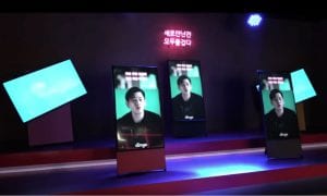 Nova geração faz Samsung lançar TV vertical que imita tela de celular