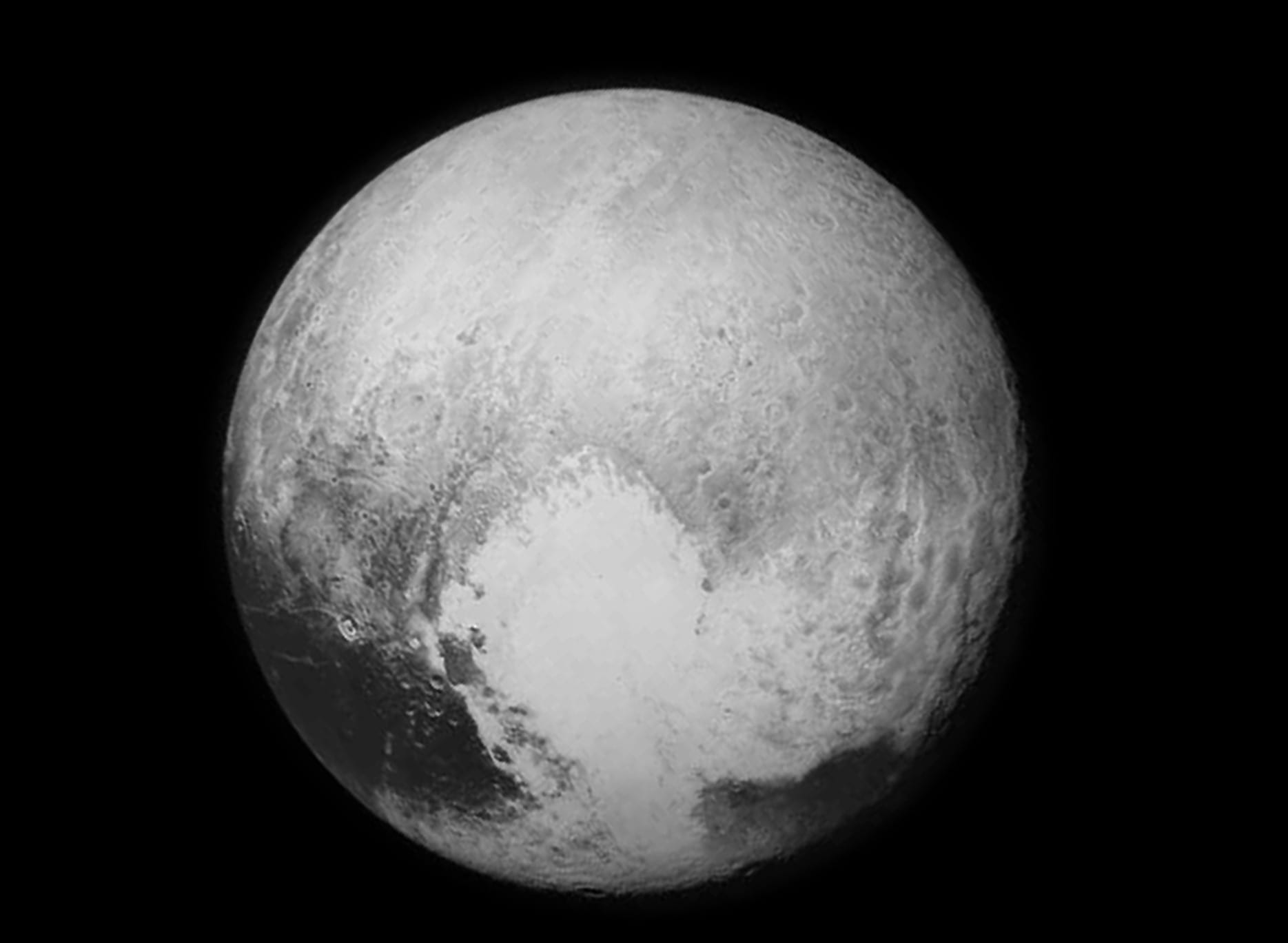 Primeira foto de Plutão tirada pela New Horizons