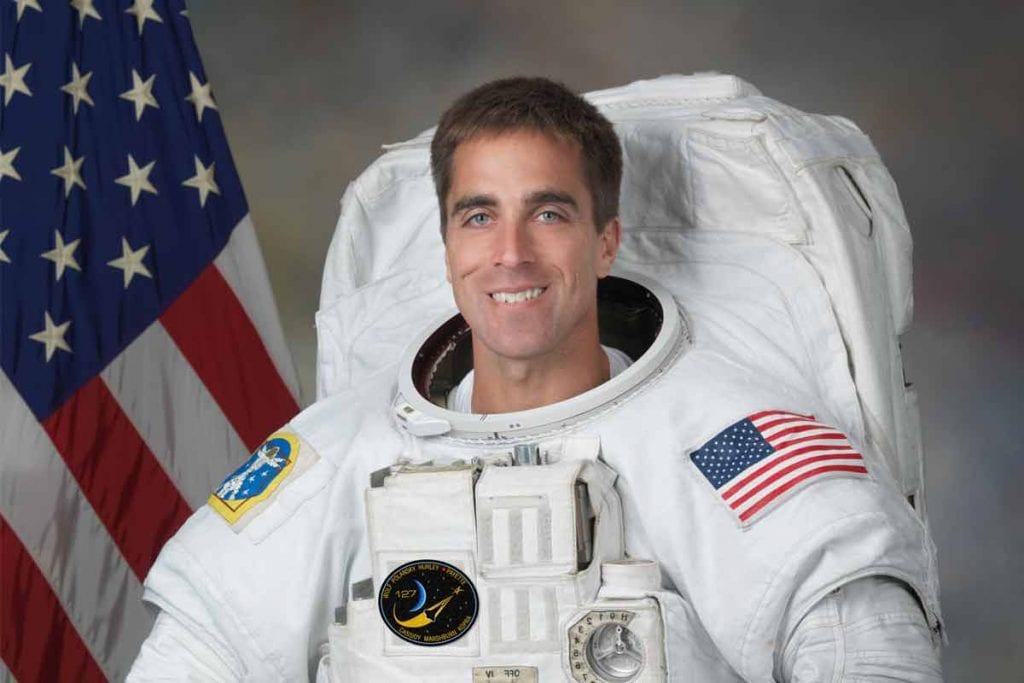 Astronauta da NASA no Museu Catavento