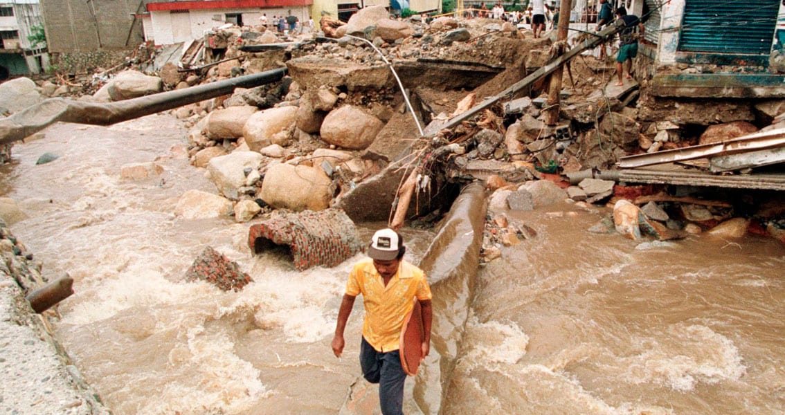 Destruição causada pelo Pauline