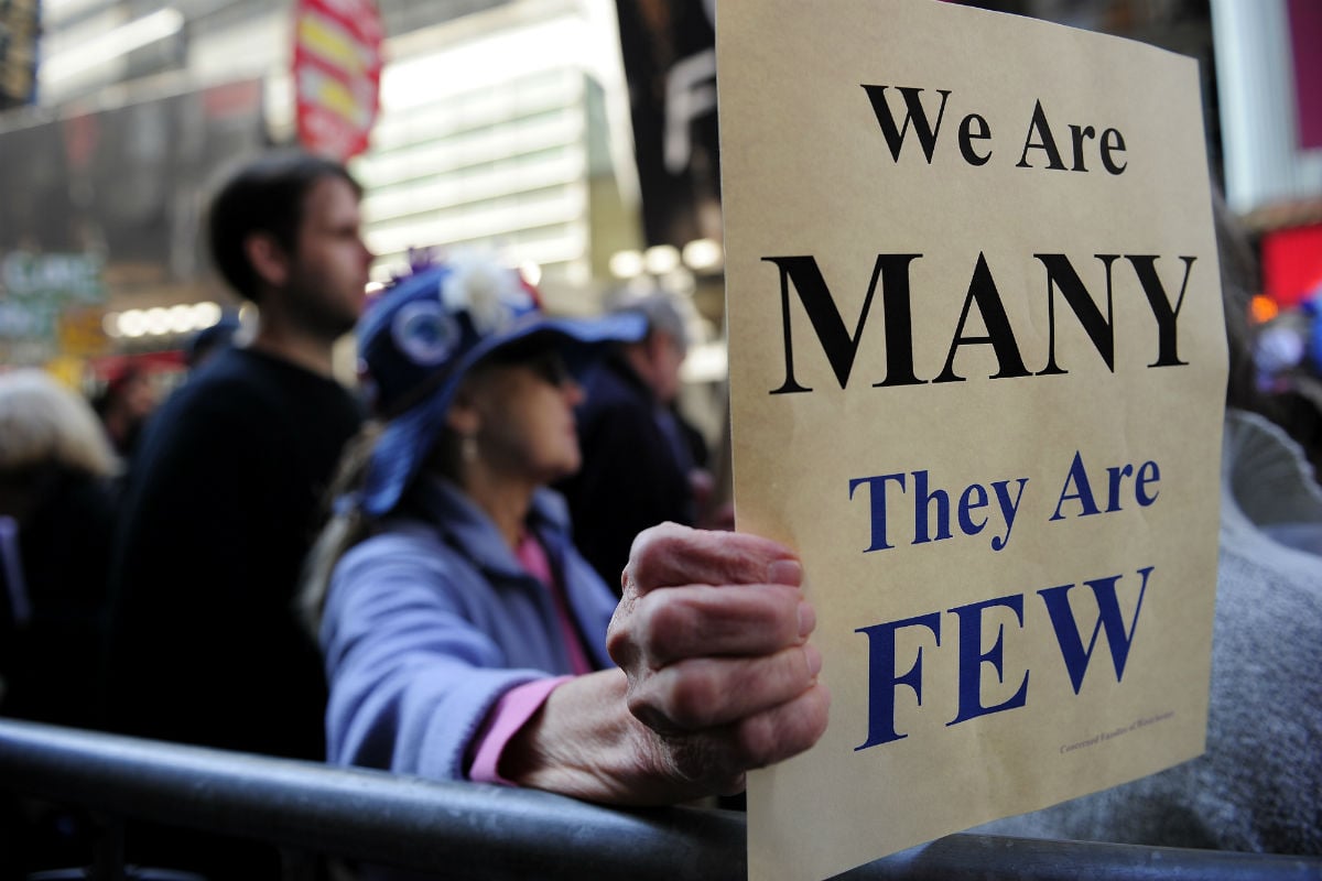 Ocupe Wall St|We are many they are few|