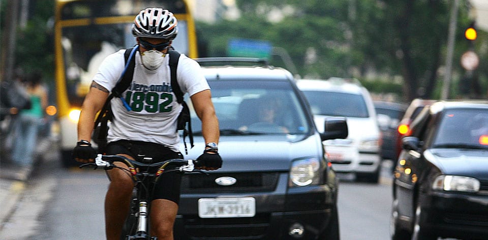 Ciclista em São Paulo