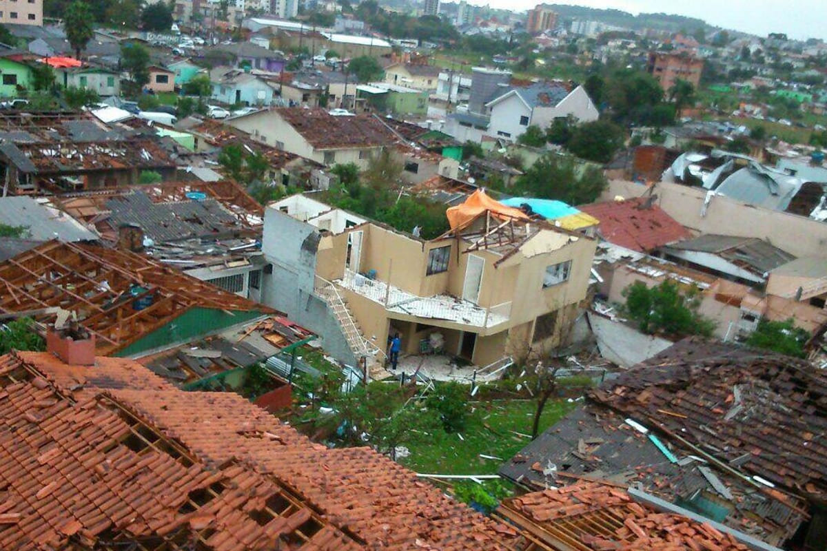 No olho do tornado