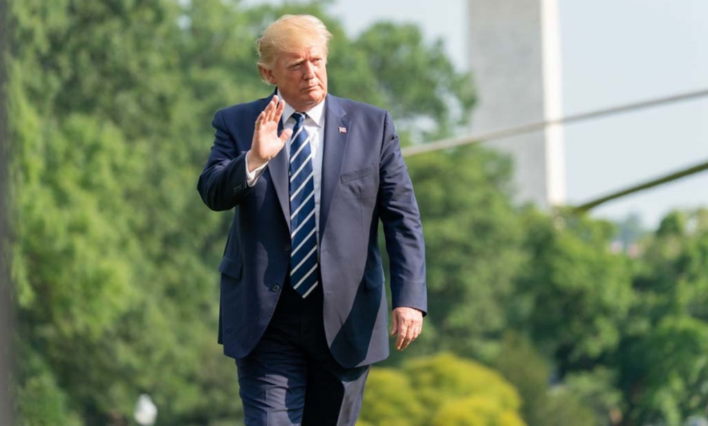 A casa de Trump caiu?