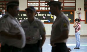 Professores convocam policiais contra programa de segurança de Doria