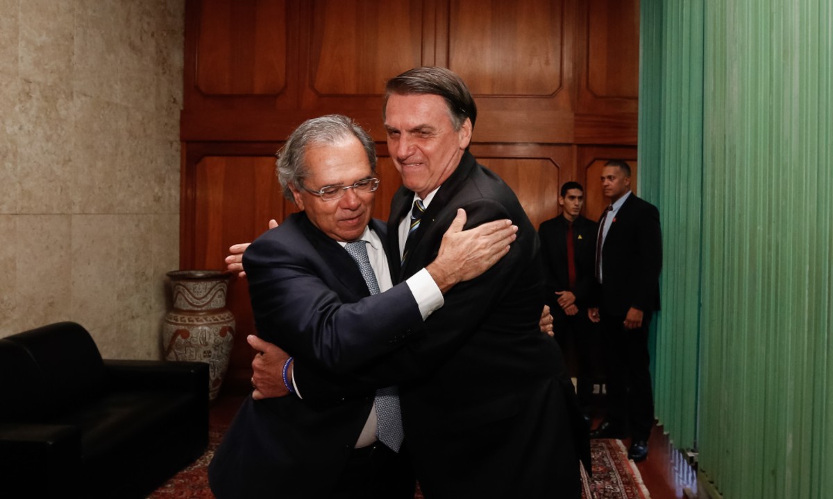 Paulo Guedes e Jair Bolsonaro 