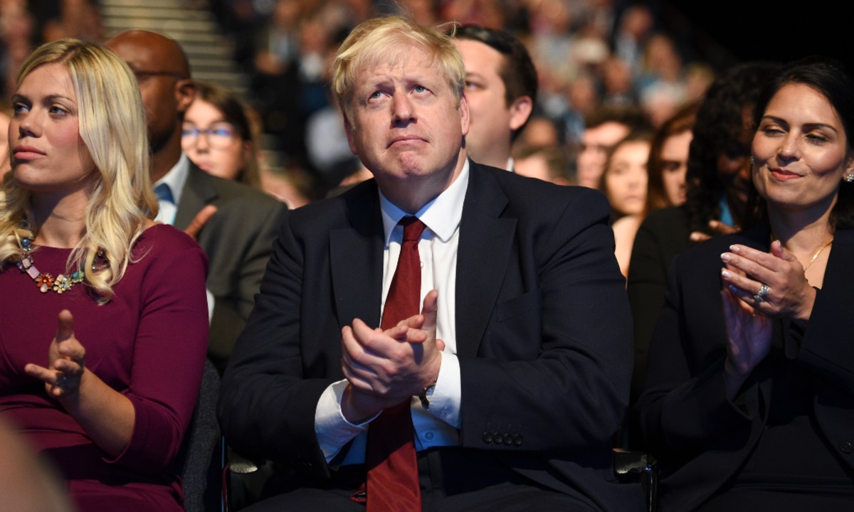 O primeiro-ministro do Reino Unido, Boris Johnson (Foto: Oli SCARFF / AFP) 