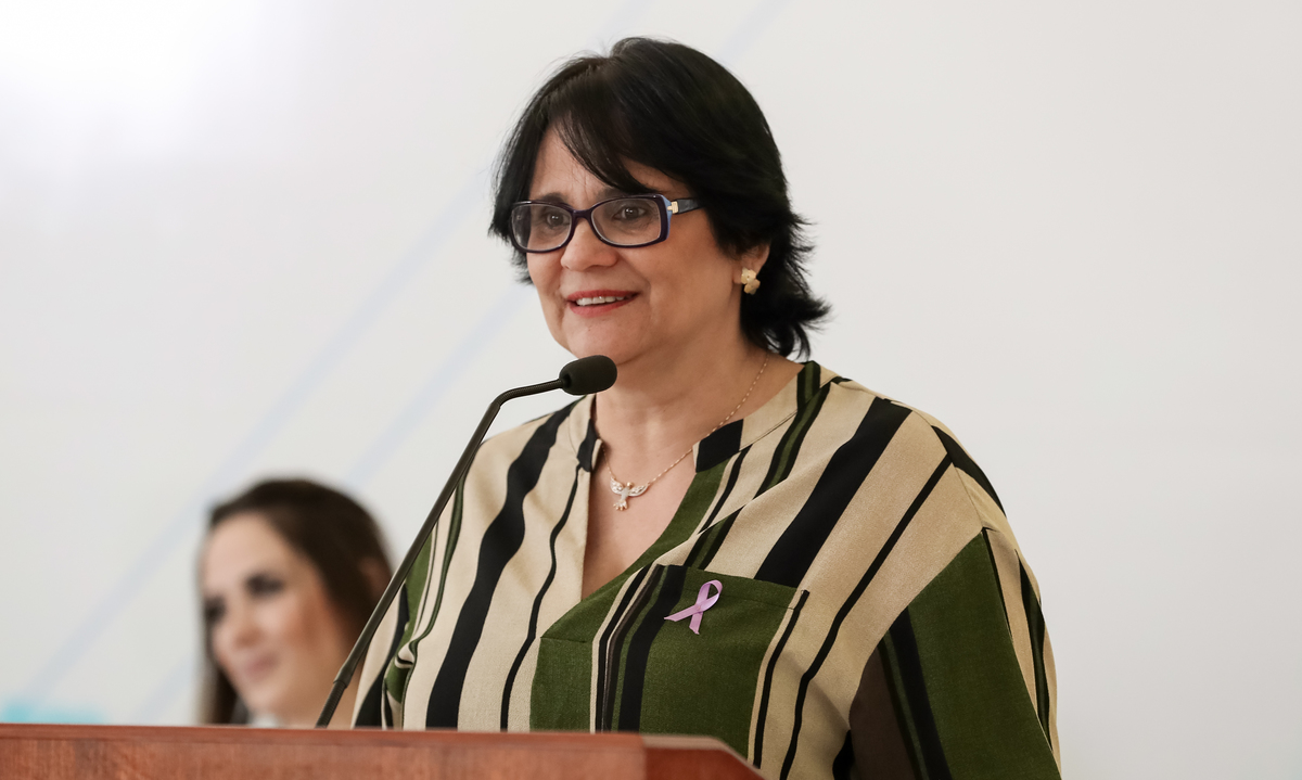 A ministra da Mulher, da Família e dos Direitos Humanos, Damares Alves. (Foto: Marcos Corrêa/PR)
