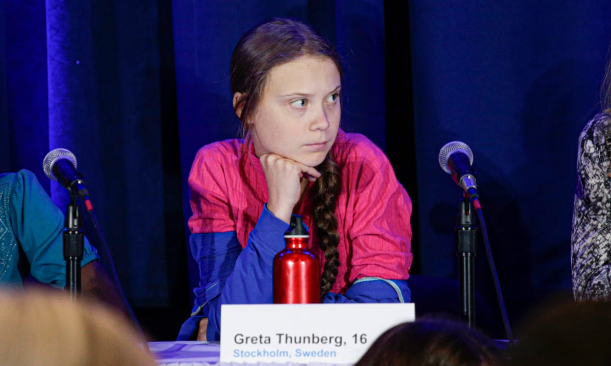 A ativista Greta Thunberg 