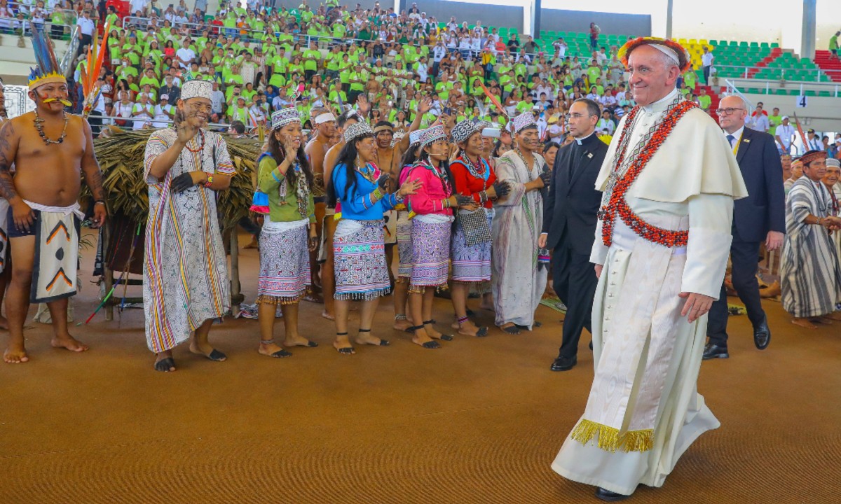 Cristo aponta para a preservação da Amazônia