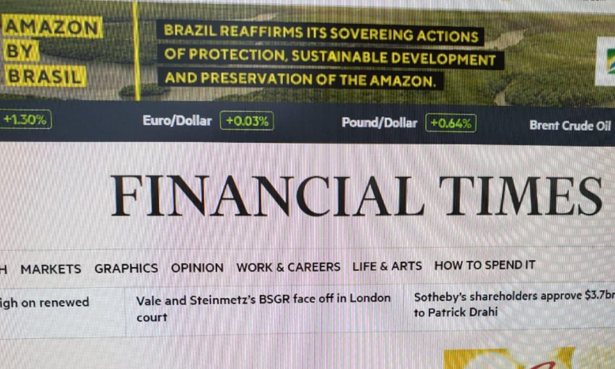 Governo erra no inglês em campanhas publicitárias sobre a Amazônia
