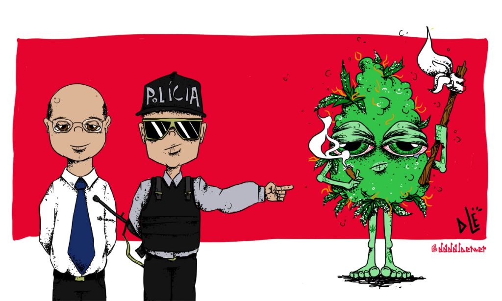A violência não é culpa do usuário de maconha