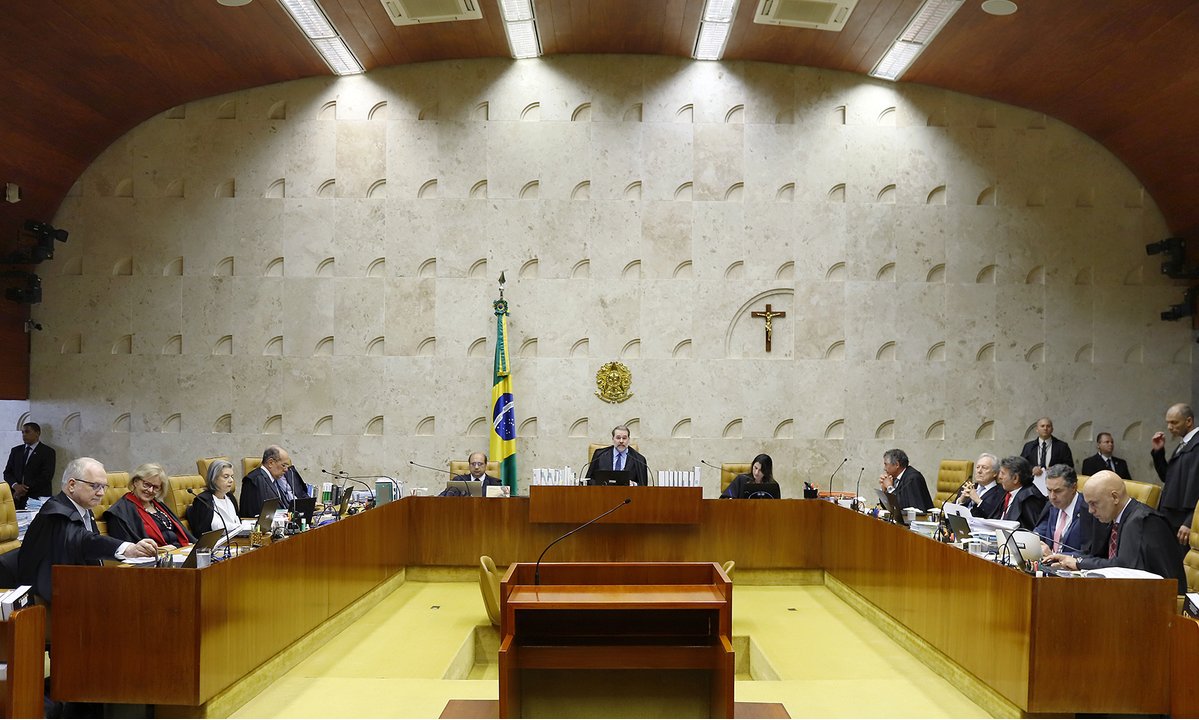 O Supremo Tribunal Federal durante sessão. (Foto: Rosinei Coutinho/SCO/STF) 