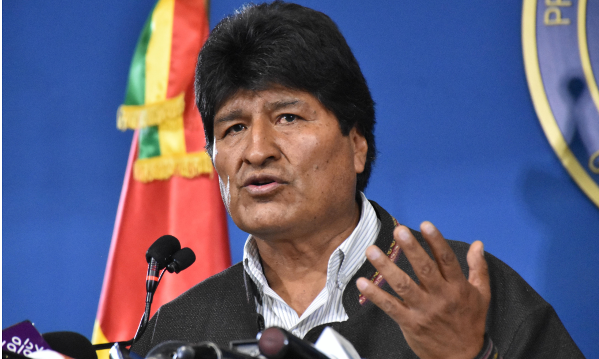 Ex-presidente da Bolívia, Evo Morales. Foto: HO / Bolivian Presidency / AFP 