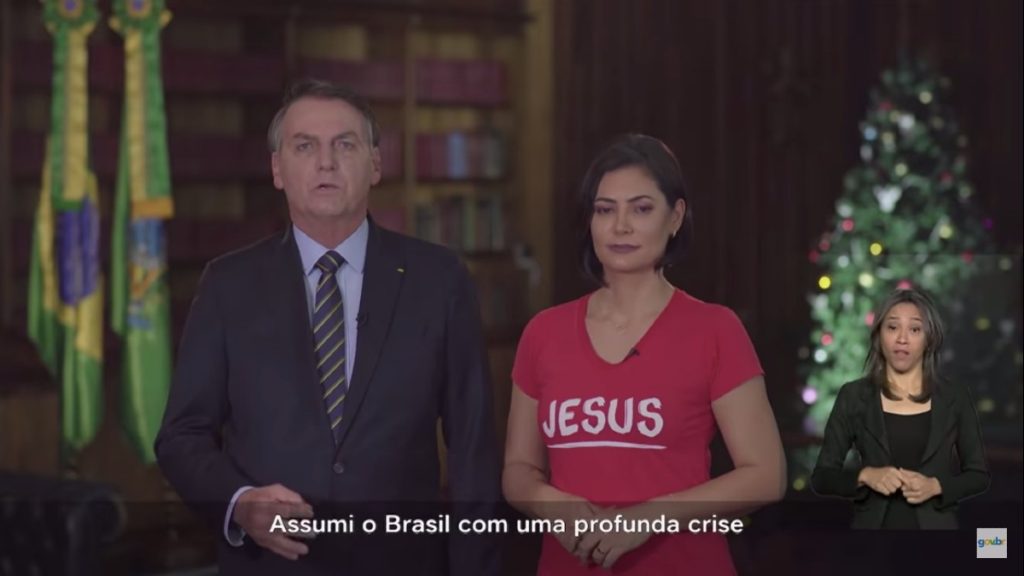 Em mensagem natalina, Bolsonaro diz que ano acaba sem “denúncia de corrupção”