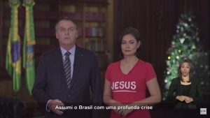 Em mensagem natalina, Bolsonaro diz que ano acaba sem “denúncia de corrupção