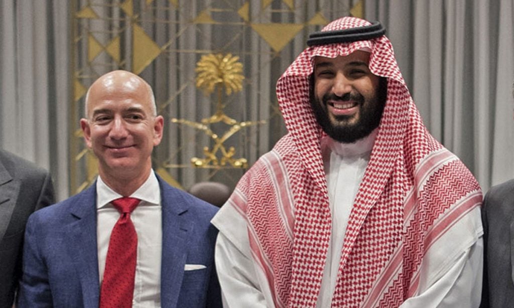 Relatores da ONU querem saber se CEO da Amazon foi hackeado via príncipe saudita