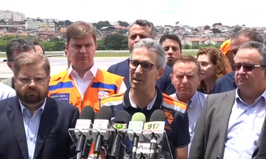 Romeu Zema diz que vítimas das chuvas em MG não obedeceram aos alertas