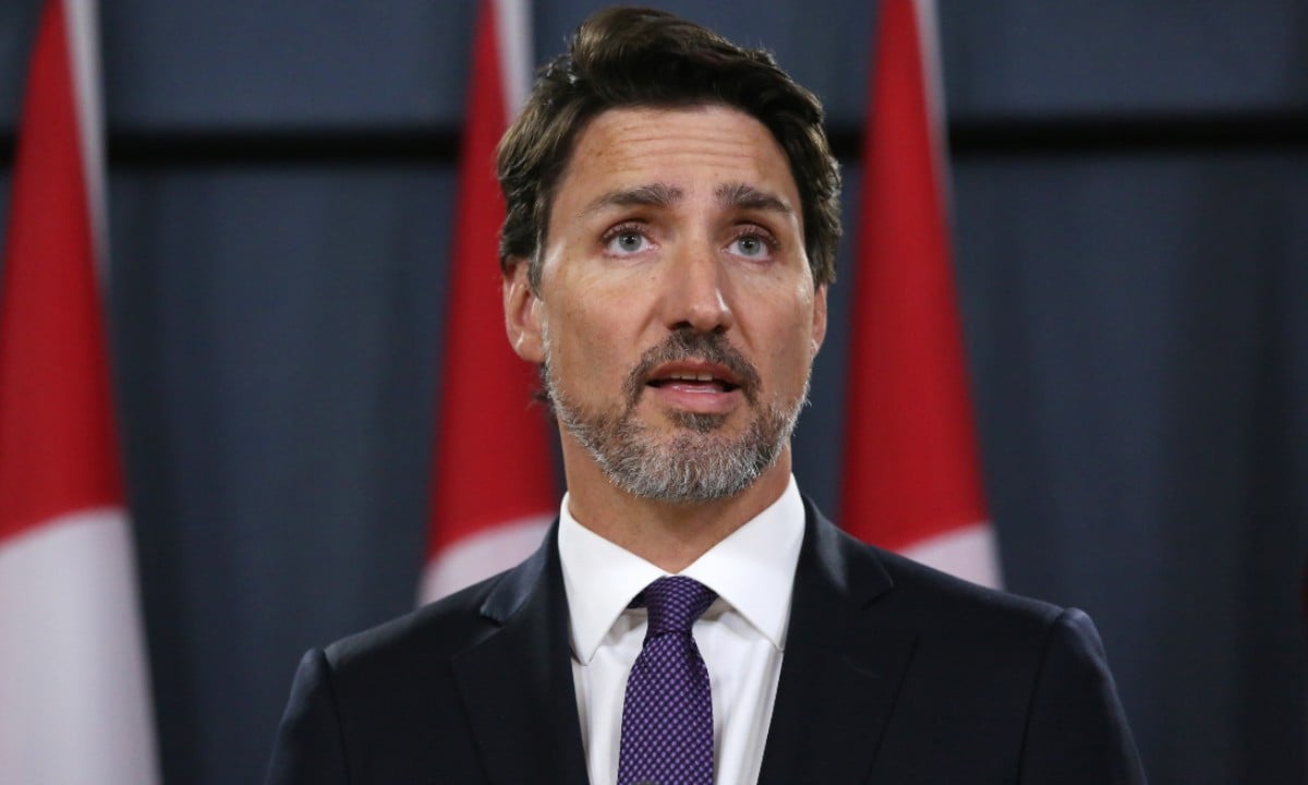O primeiro-ministro do Canadá, Justin Trudeau (Foto: Dave Chan / AFP) 