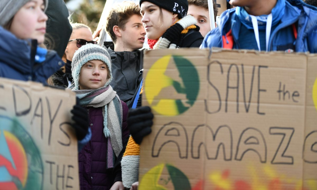Ativista ambiental Greta Thunberg. Foto:  COFFRINI / AFP. 