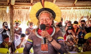 Lideradas por Raoni, comunidades amazônicas sem unem contra retrocessos de Bolsonaro
