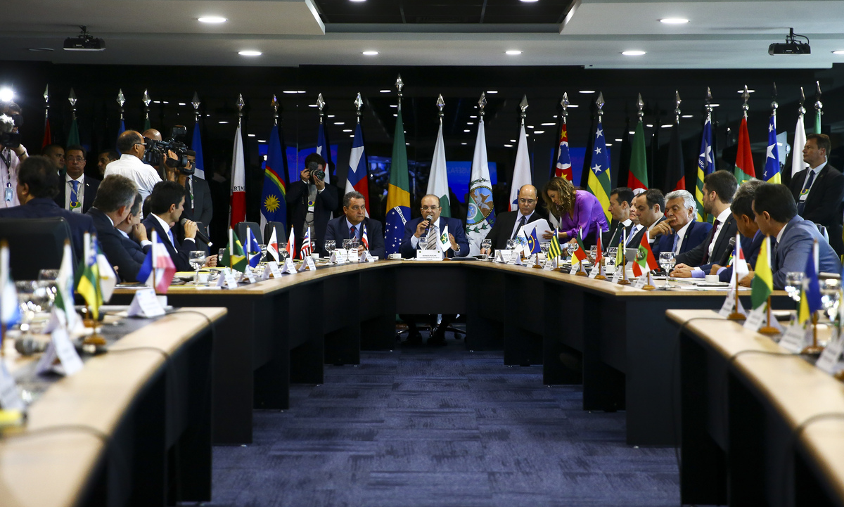 Governadores se reuniram em Brasília. 
Foto: Marcelo Camargo/Agência Brasil 