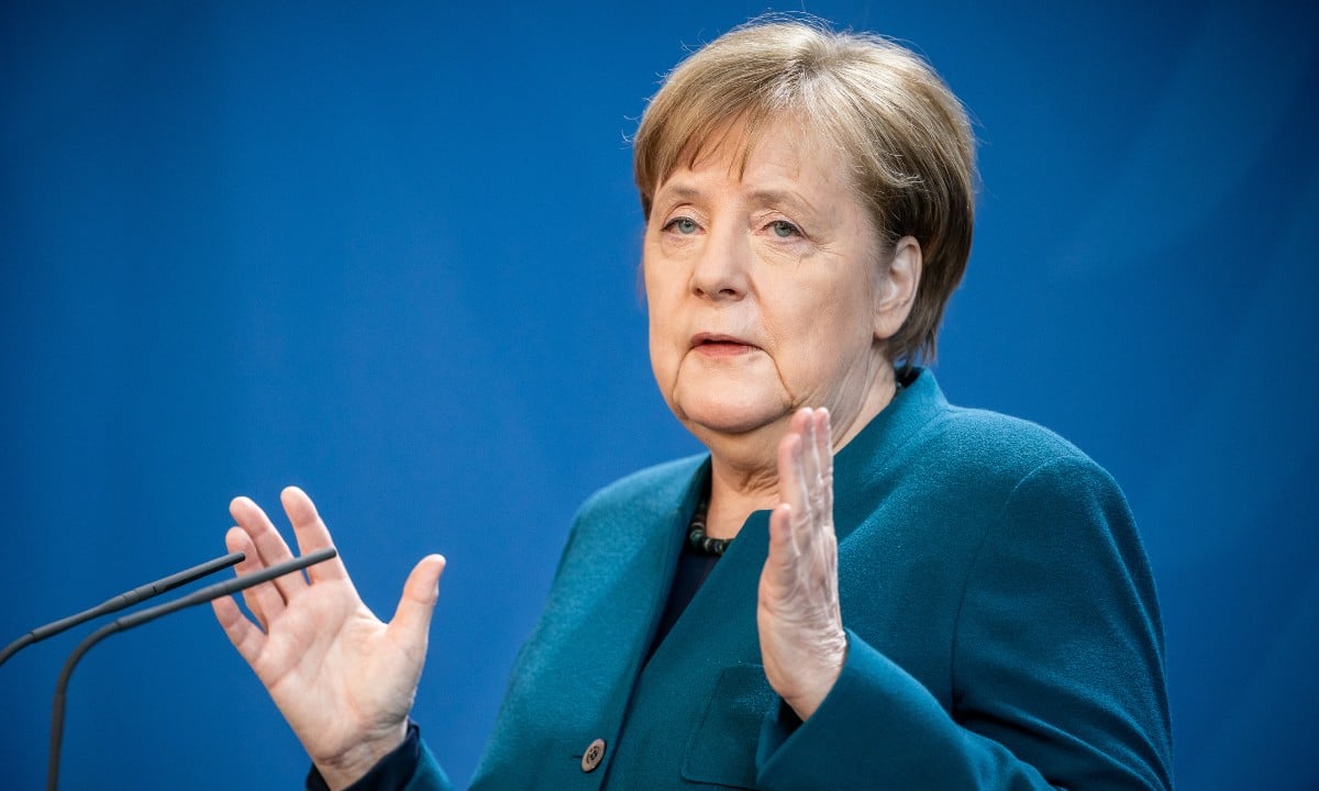 Angela Merkel. Foto: Michael Kappeler/POOL/AFP 