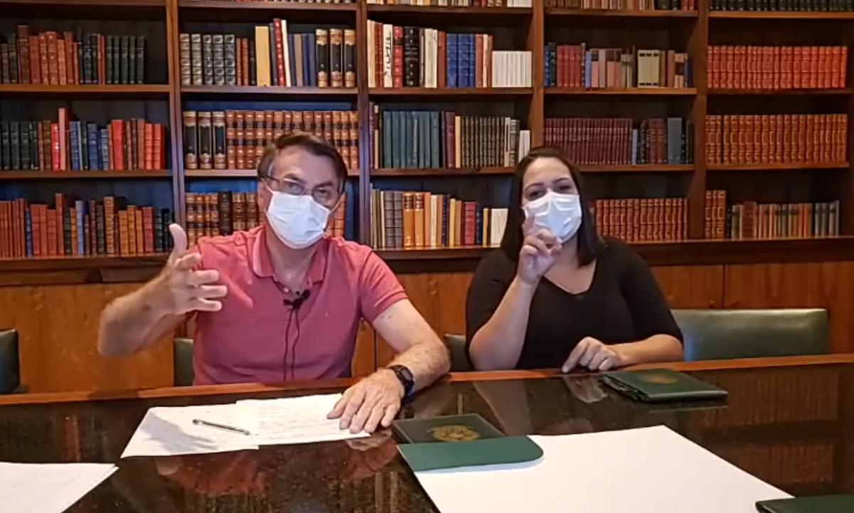 Bolsonaro critica fechamento de divisas por Witzel: “Remédio em excesso”