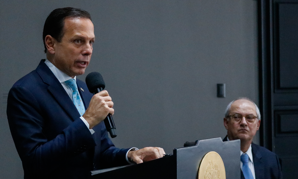 Bolsonaro deu pior exemplo durante pandemia de coronavírus, diz Doria