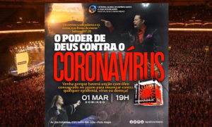 Igreja promete imunidade contra coronavírus com “unção” em culto