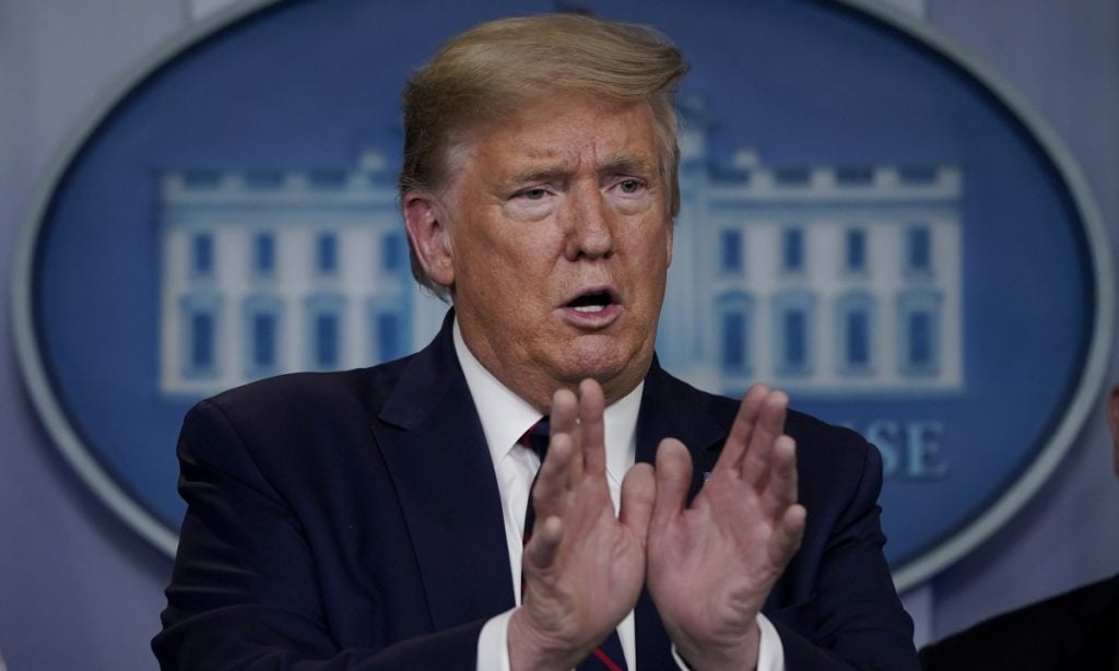 Trump diz que considera quarentena compulsória do estado de Nova York