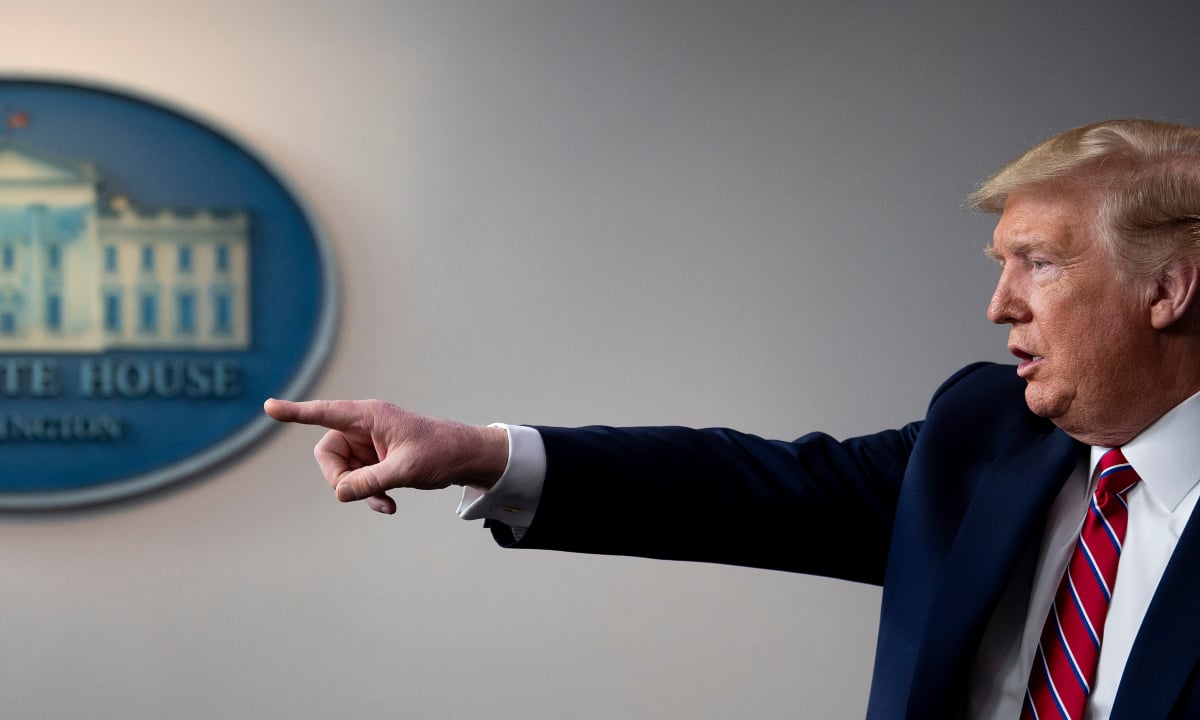 Presidente dos EUA, Donald Trunmp. Foto: AFP  