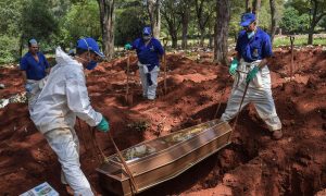 Covid-19: Brasil bate recorde na média móvel e passa de 313 mil óbitos