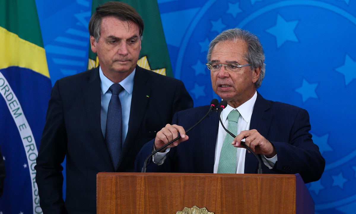 Jair Bolsonaro e Paulo Guedes. Foto: Marcello Casal Jr/Agência Brasil 