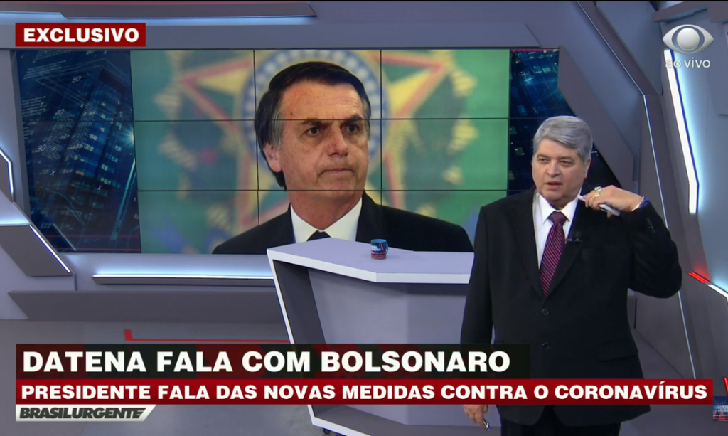 “Não tenho medo de vírus, nem de estar no meio do povo”, diz Bolsonaro
