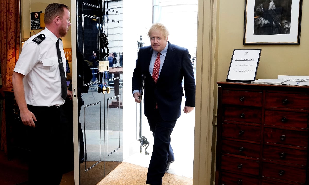 O primeiro-ministro britânico, Boris Johnson. Foto: AFP 