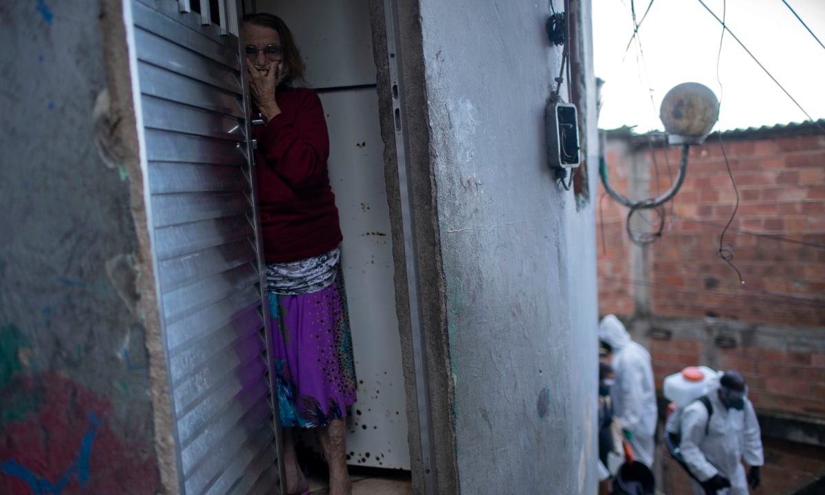 Favela Santa Marta, no Rio de Janeiro. Foto: AFP. 