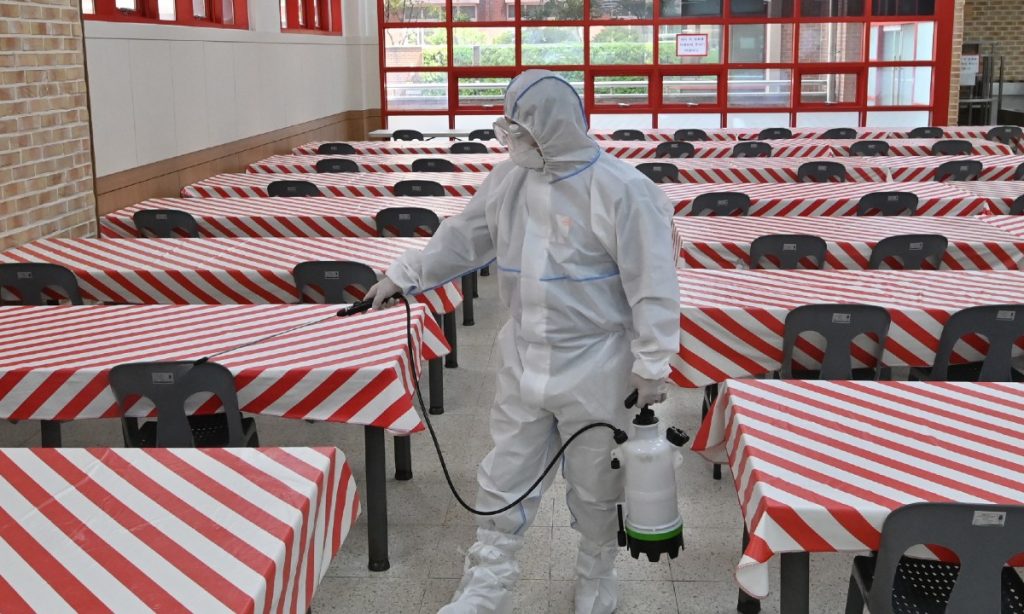 Coreia do Sul registra maior número de casos de covid-19 em um mês