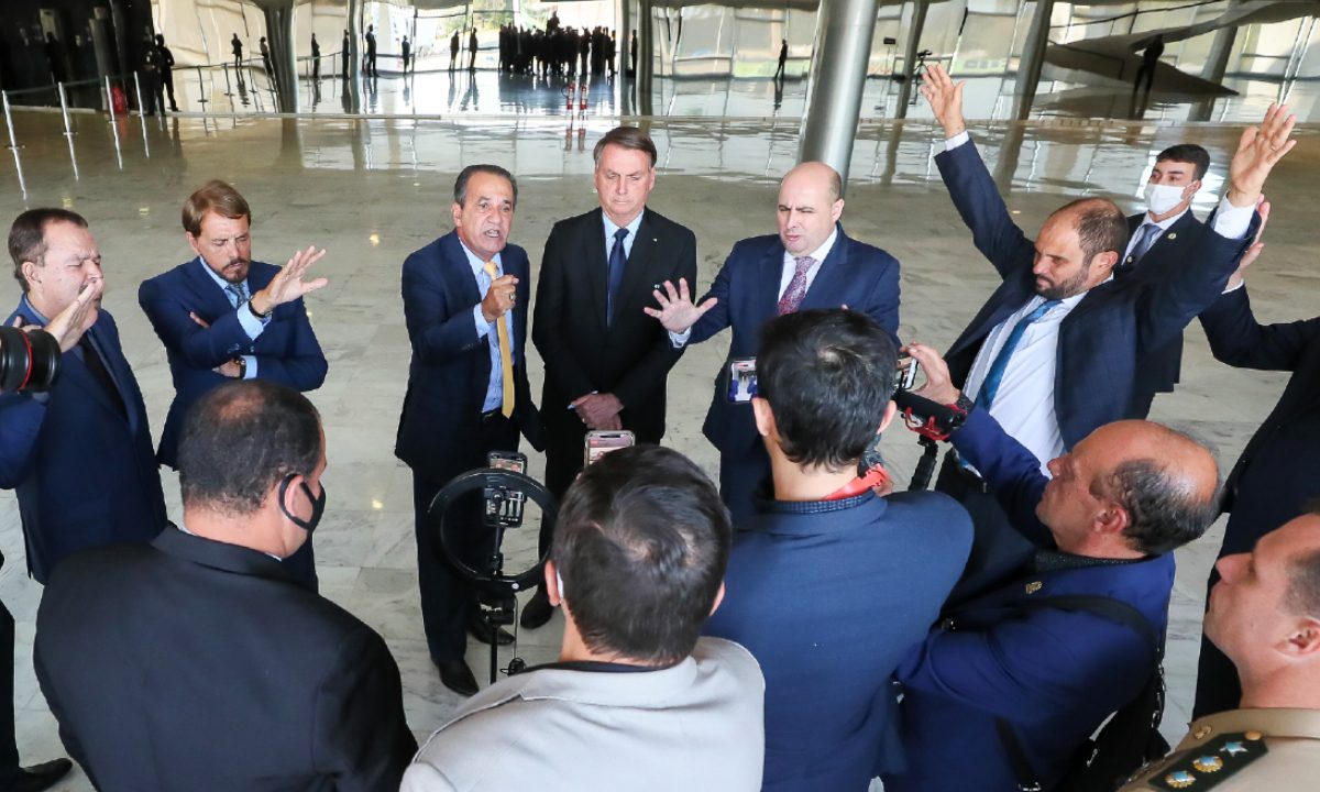 Pastores de igrejas evangélicas se reuniram com o presidente no início de junho, em Brasília. Foto: PR