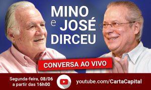 Mino Carta conversa com José Dirceu nesta segunda, às 16h, no YouTube