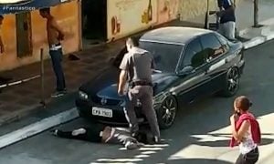Justiça Militar condena policial que pisou o pescoço de uma mulher negra em SP
