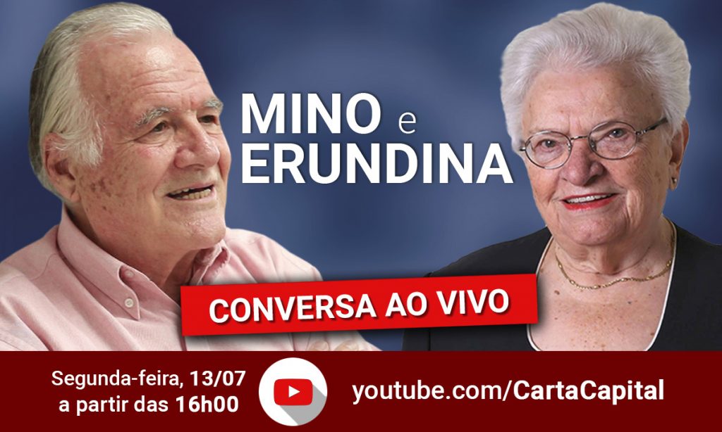 Mino Carta conversa com Luiza Erundina nesta segunda, às 16h