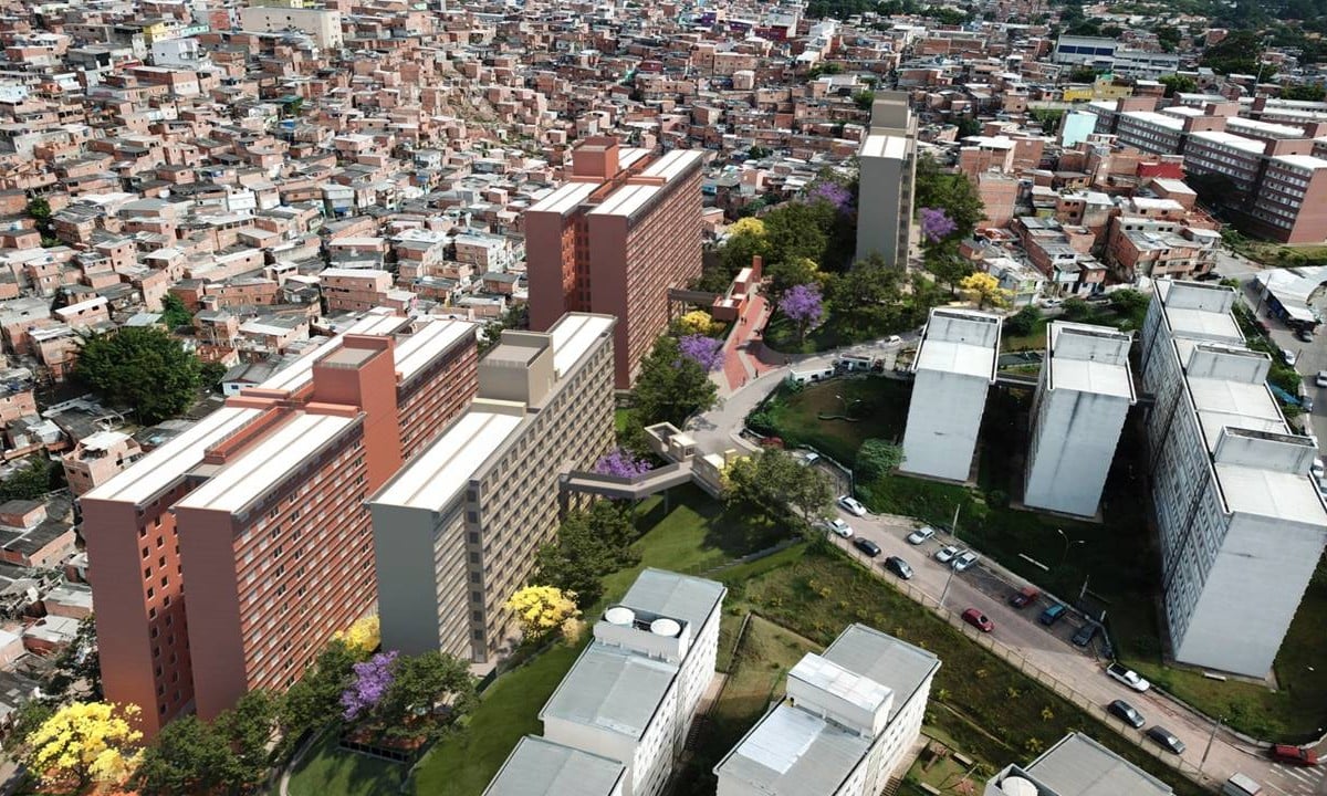 Urbanização de Paraisópolis. Créditos: Prefeitura de São Paulo / divulgação 